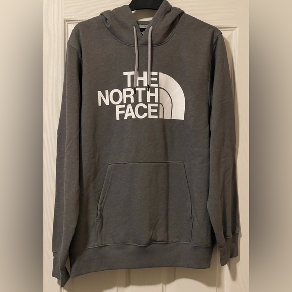 North Face Men's Pullover Logo Hoodie Sweatshirt Color Gray Size XL & XXL NEW - Picture 1 of 14